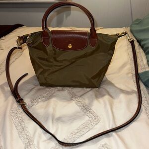 Longchamp bag with strap and insert